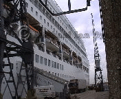Oriana alongside berth 107
